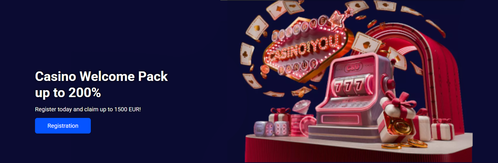 CasinoAndYou: Pakiet powitalny kasyna do 200% 2 casinoandyou200