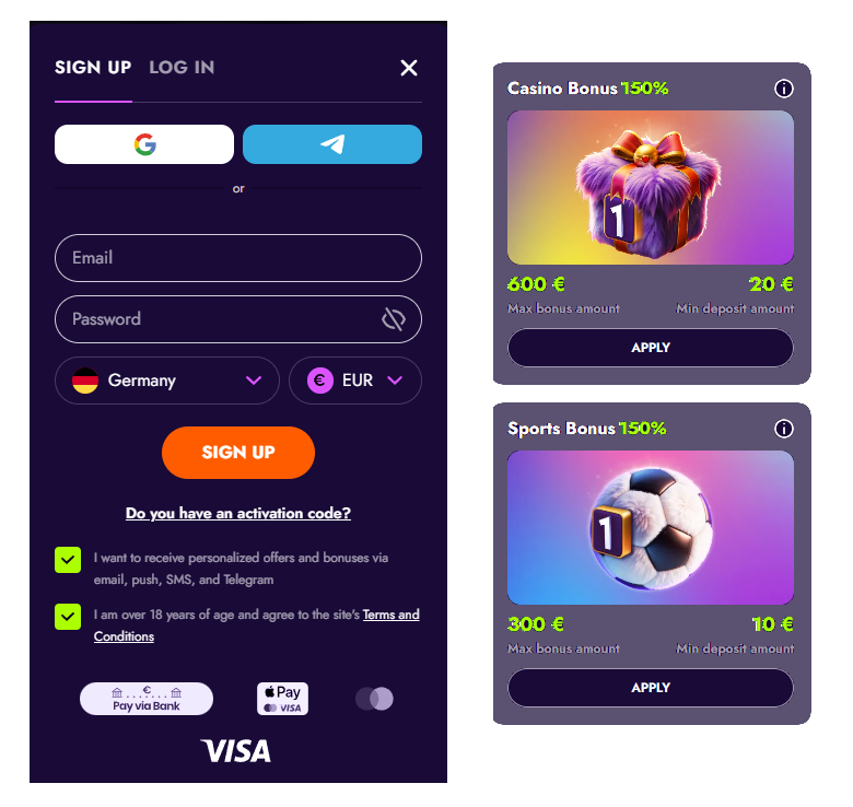 Irwin Casino 4 irvin rejestracja1