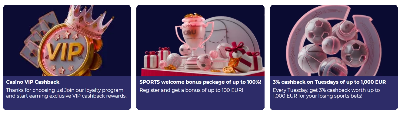 CasinoAndYou Sportsbook 3 promoCasinoandyou